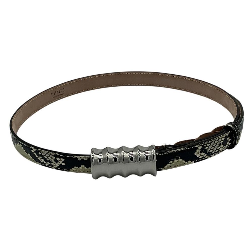 Khaite Textured Multicolor Julius Belt Size XS - Picture 2 of 5